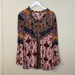 Umgee Tunic Boho Patchwork